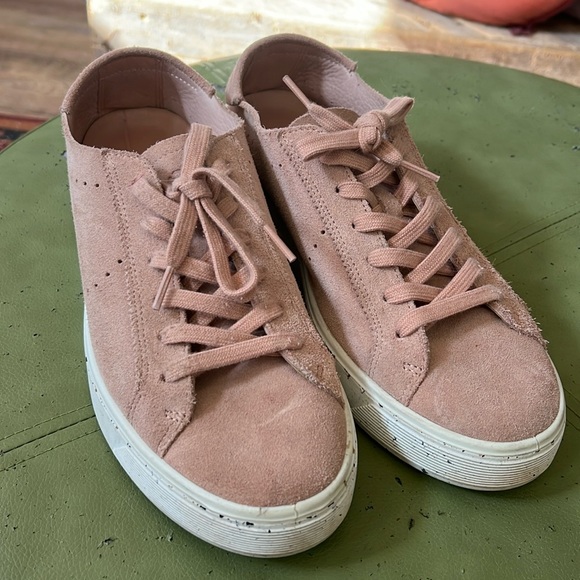 Ecco Shoes - ECCO Dusty Rose Suede Sneakers